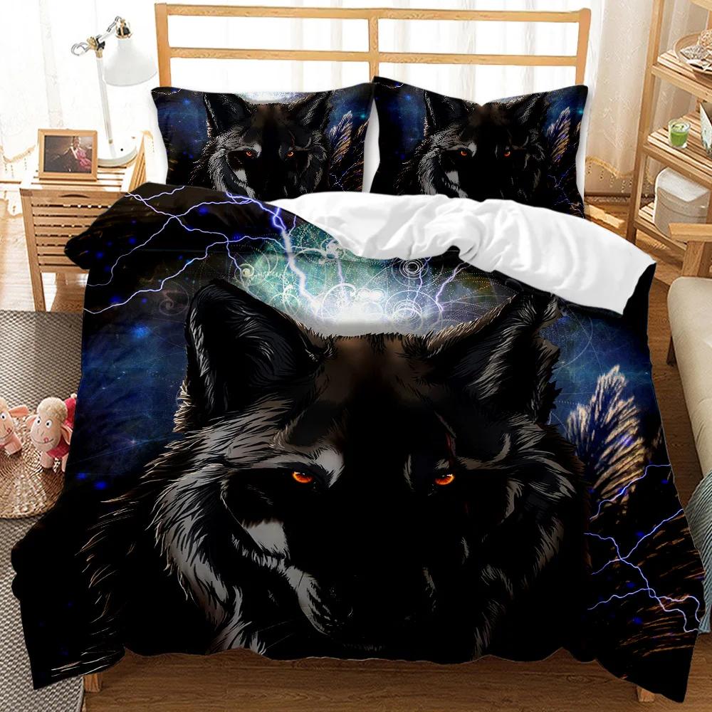 Пододеяльник с изображением волка — фото 7