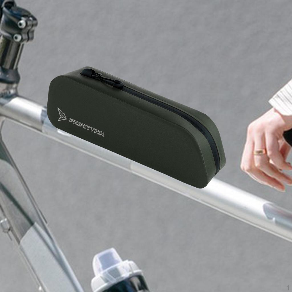 Fiets Voorframe Tas Herbruikbare Houder Opbergruimte Fietspakket Buidel voor Zaklamp Trip Sleutels Bril