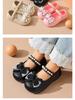 EVA Girls Princess Bow Loafers - Chinese Style, Soft Sole, Non-slip Shoes for Spring/Autumn