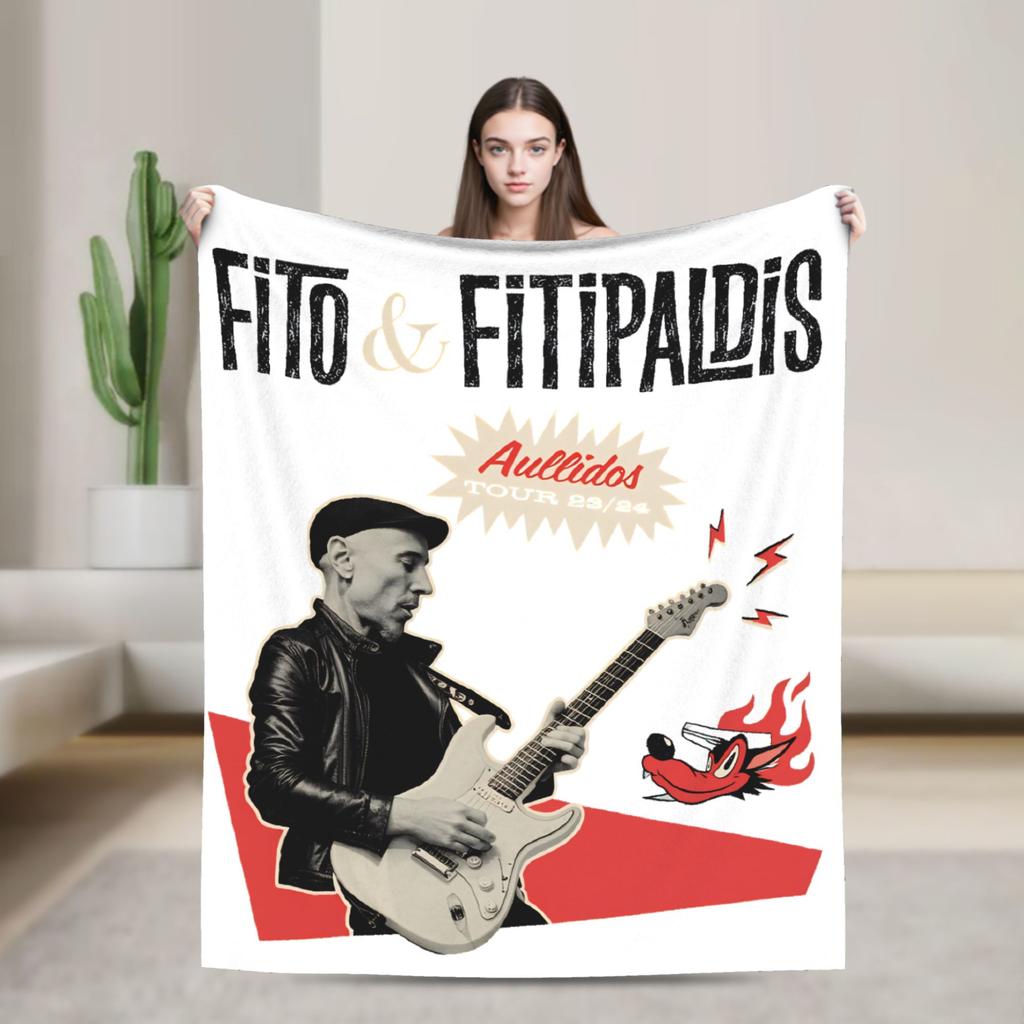 Fitos Fitipaldis Band Blanket Quality Super Soft  Throw Blanket Winter Students Outdoor Funny Bedspread
