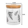 Transparent Hydroponic Flower Pot Wooden Style Lid Plastic Flower Pot New Plant Vase  Nordic Style