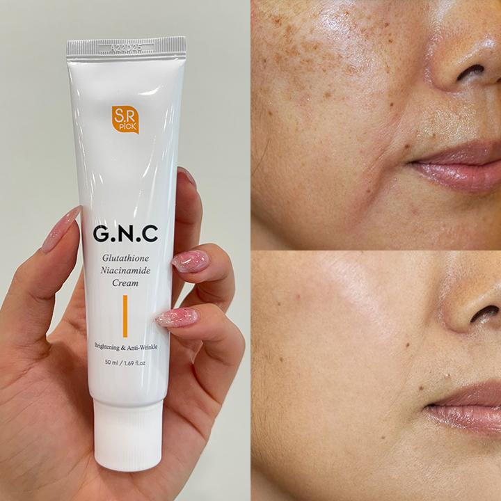 

GNC Осветляющий крем с глутатионом и ниацинамидом (Средство для лечения пигментных пятен и пигментации, 50 мл)