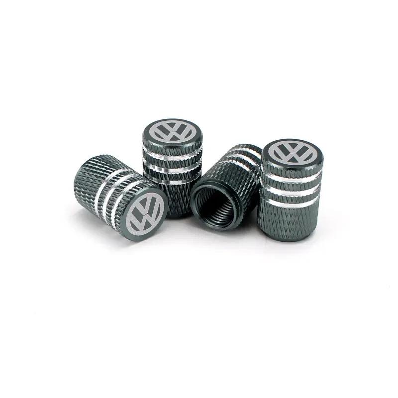 

VW GTI GOLF 2026 Hot For VW VOLKSWAGEN 4pcs Car Logo Wheel Tire Stem Valve Caps Air Covers for Volkswagen Rline Golf GTI Bora Pa