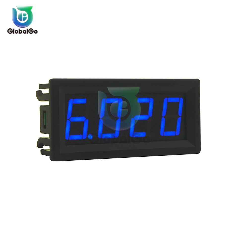 Mini Digital-Amperemeter DC 30V 10A Panel Ampere Strommesser Tester Detektor 0,56" Dual-LED-Anzeige Auto