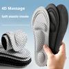 Insoles for Shoes Unisex 4D Memory Foam Shock Absorption Shoe Sole Outdoor Running Sports Insole Graphene Deodorizing Shoes Pads