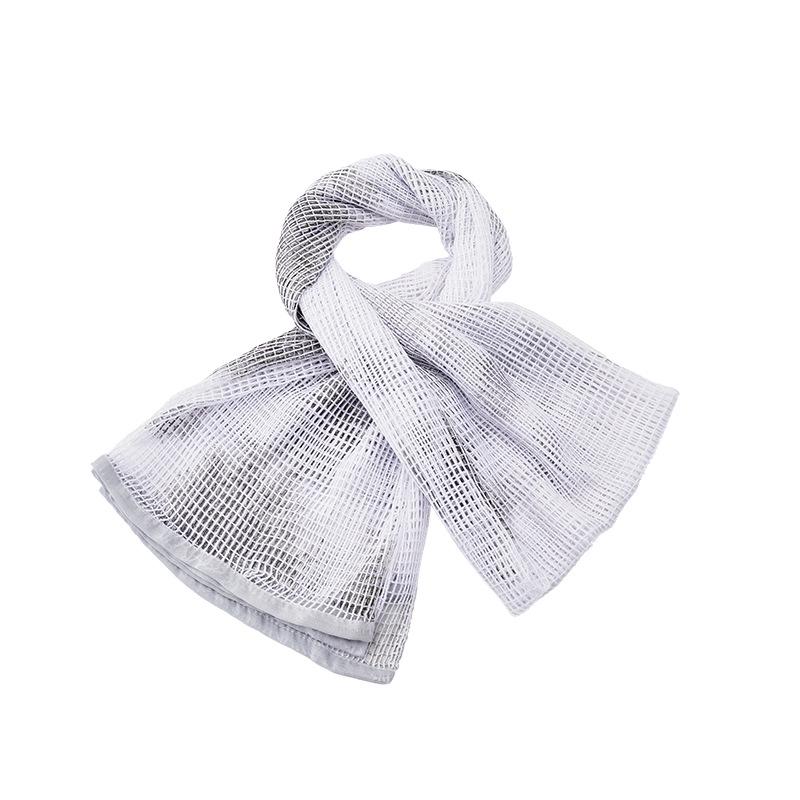 Jungle Camouflage Tactical Scarf: Breathable Concealment Net, Multi-purpose Desert Neck Gaiter & Face Veil Headscarf.