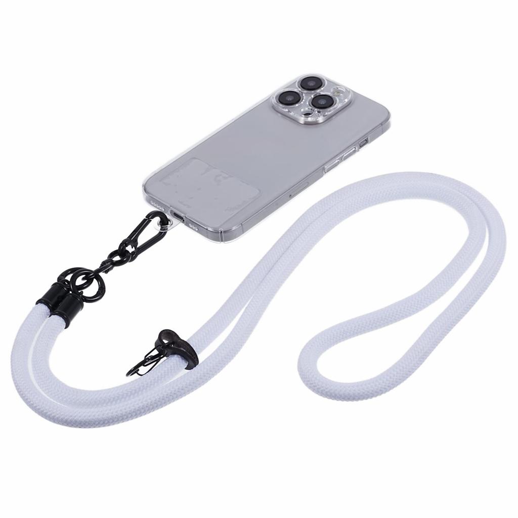 Style A Phone Strap 8mm Nylon Phone Neck Lanyard with Clear Patch