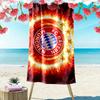 FC Bayern München Print Beach Towel, Large Soft Quick Dry Towel for Beach Camping Swimming
