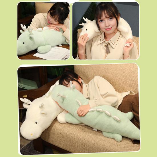 Yousheng Long Dragon Plush Pillow Soft Stuffed Animal from 70cm-140cm Cute Cuddly Backrest for Sofa Bed Cozy Hugging Companion Decor Gift for Kids