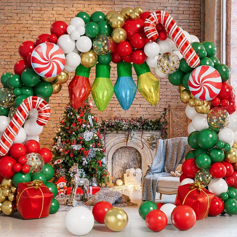 Christmas Decorations Ballons Xmas Ballons Accessories Wedding Latest Year Household Decoraitons Merry Christmas Navidad