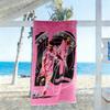 Messi Customizable Name Beach Towel Quick-Dry Soft Microfiber Suitable for Swimming Gym Camping Yoga Vacation