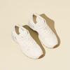 Spring and Autumn Retro Women's Thick-soled Inner Height-increasing White Shoes, Small Size Breathable Commuter Casual Sports Shoes