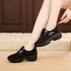Damen Casual Sports Fashion Walking Flats Zunehmende Mesh-Stickerei Wedges Schuhe