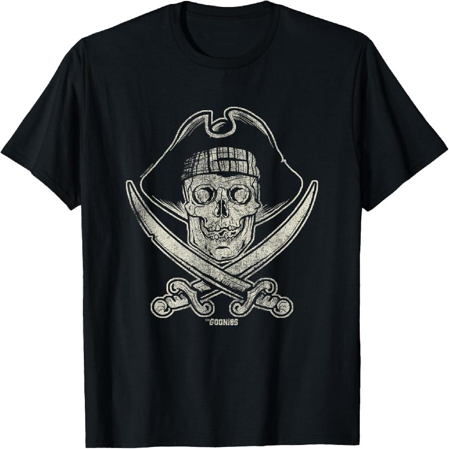 

Jolly Rogers Pirate Skull and Swords Movie T-Shirt XXXXXL чорний