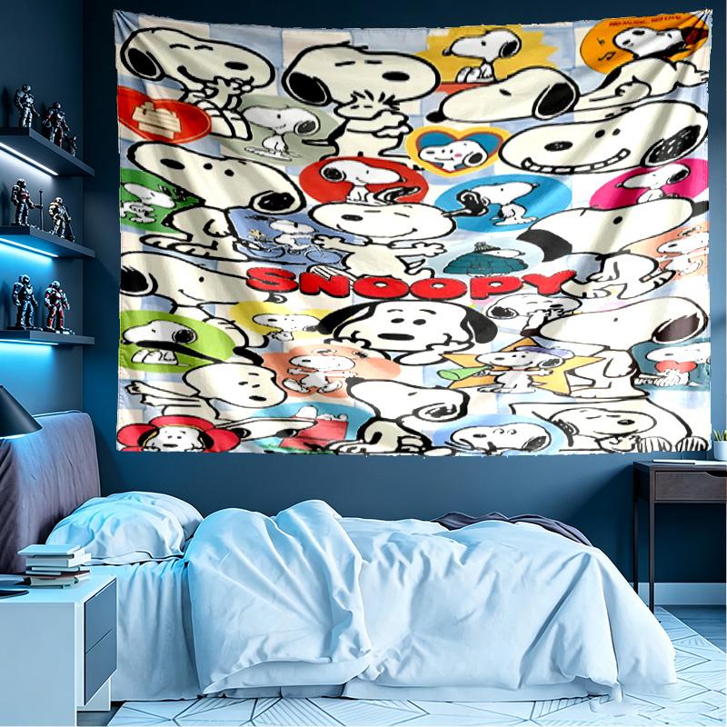 Snoopy Print Tapestry, Lightweight Wall Hanging, for Bedroom, Dorm, Living Room, Home Art Decor, Birthday Christmas Gift for Friends