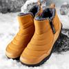 Schnee Stiefel Herren Neue Winter Stiefeletten Outdoor Wasserdichte Stiefel für Herren Knöchelstiefel Plüsch Warm Schneeschuhe Rutschfeste Lässige Sneaker