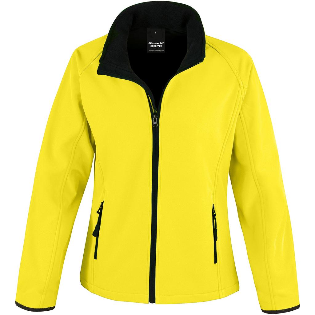 Result Core Womens/Ladies Plain Soft Shell Jacket