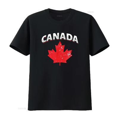 Mens Toronto Patriotic Canadian Red Maple Leaf T Shirt Black 3X Large Vintage Washed Soft Graphic Unisex Comfortable