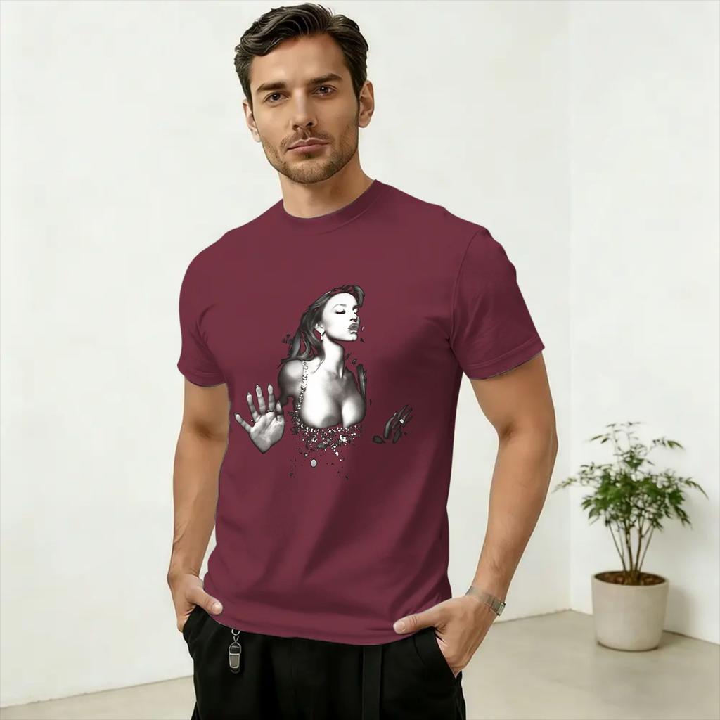 Sydney Sweeney Unisex T Shirts Awesome Tees Short Sleeve O Neck T-Shirt Cotton Printed Tops
