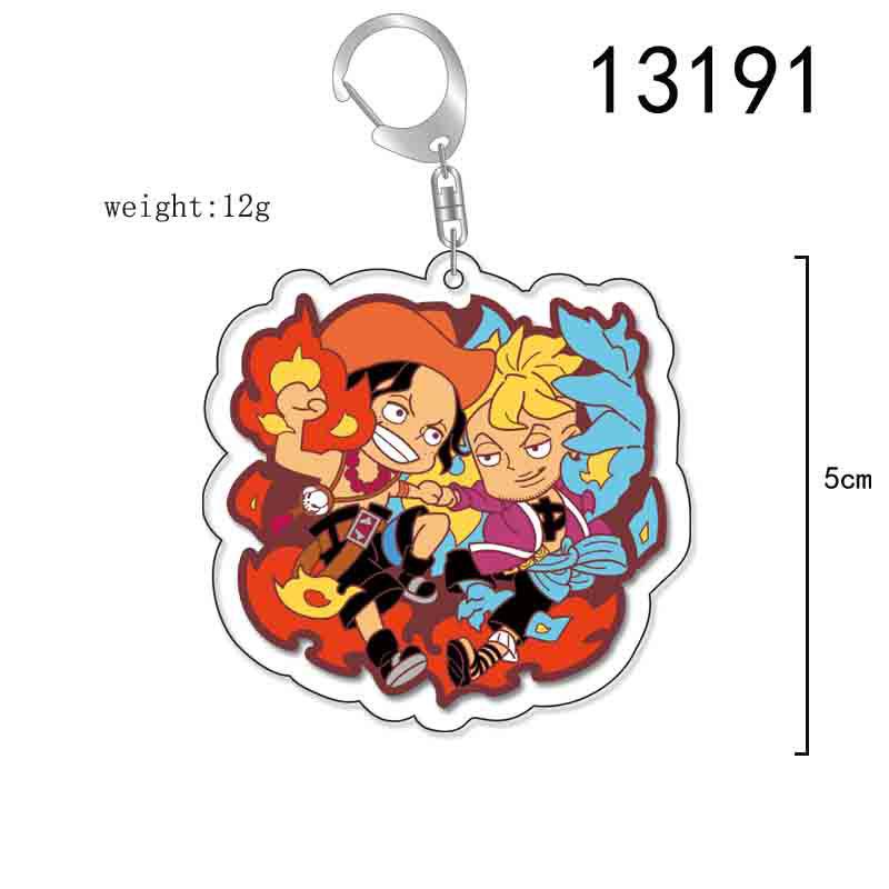 Acrylic Keychain - Luffy, Zoro, Nami Anime Pendant