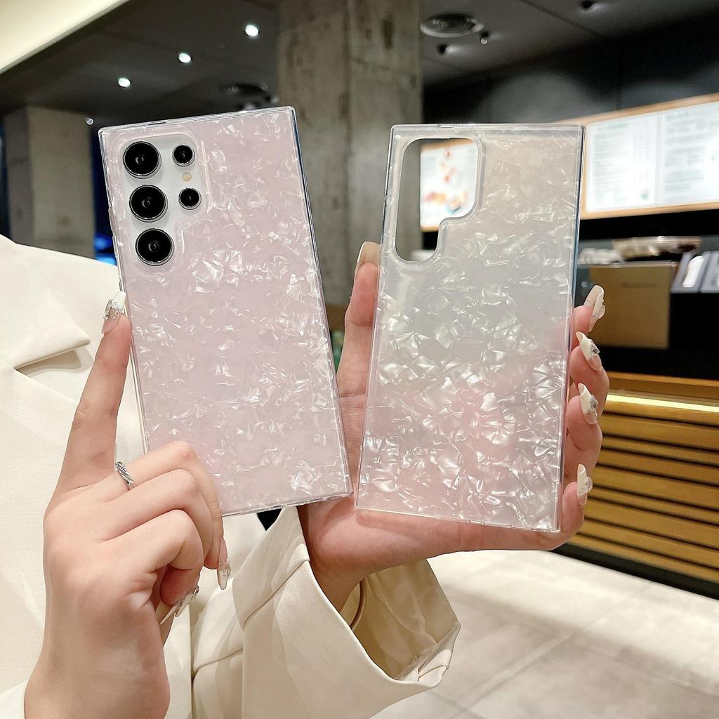 Summer Cool Shell Pattern Samsung Ultra Phone Case - Protective Cover for S23/S24 FE/S25, Women's Cross-border Design