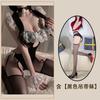 Women Sexy Lace Trim Suspender Maid Cosplay Role Play Lingerie One Piece