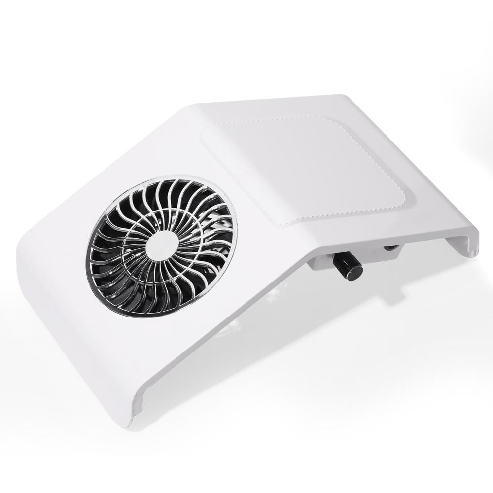 

Nail Dust Collector Fan Vacuum Cleaner Manicure Machine Tools With Removable Filter For Home and Professional Nail Salons EU Plug белый