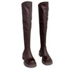 High-heeled Boot Women's Shoes - New Style Round-toe Tall Boots with Thick Heels, Versatile Shoes