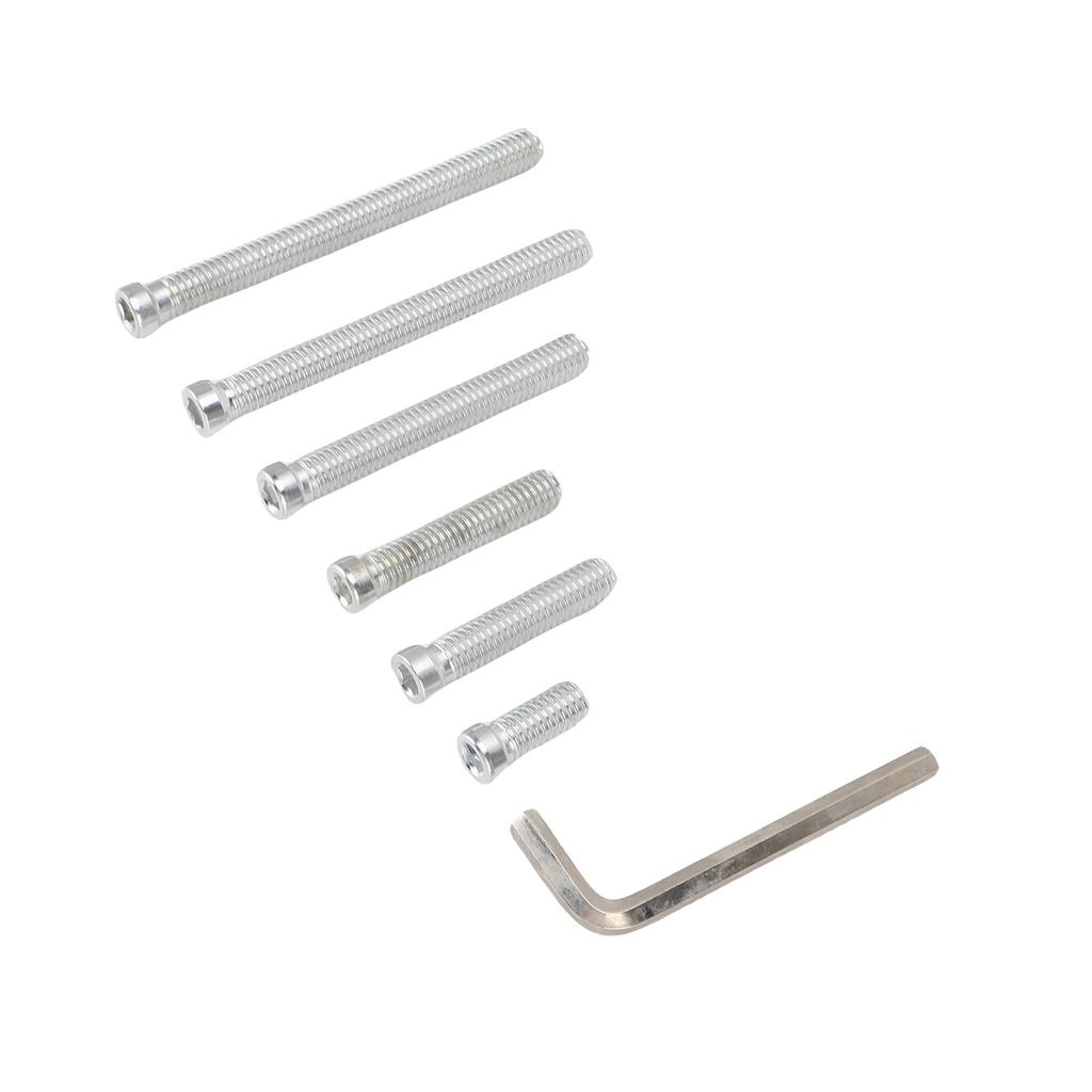 6 Stück Pool Queue Gewichtsschrauben Set 0,2 0,4 0,5 0,8 1,0 1,5 Unzen Aluminium Billardstock Gewichtsschraube