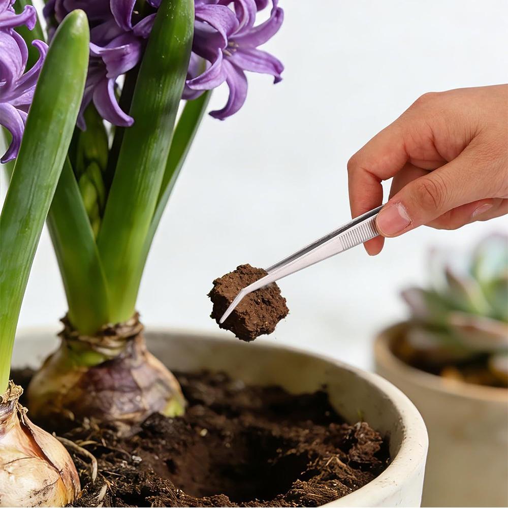 Seedling Transplant Tongs Set 4pcs for Gardening Plant Lowering