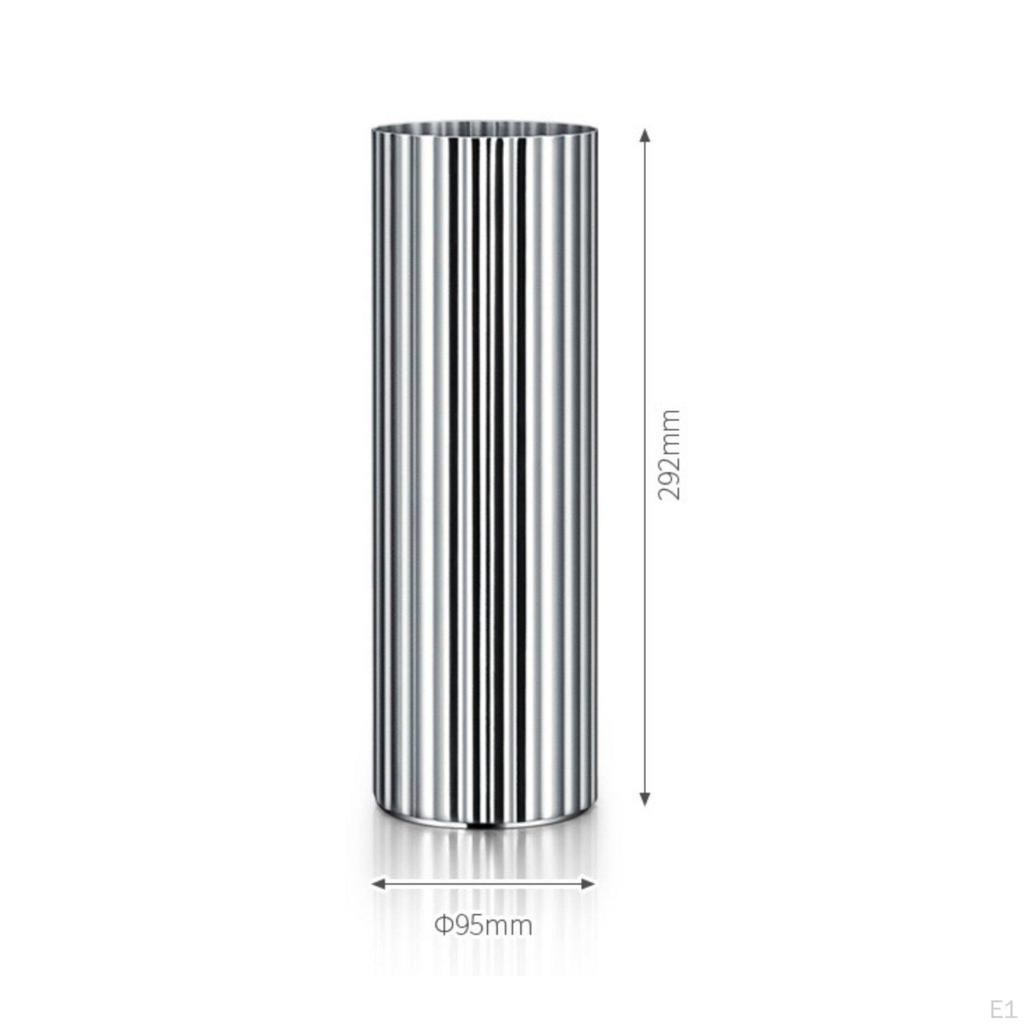 Stainless Steel Vase Material Decorative Metal Easy to Clean Home Decor for Living Room, Coffee