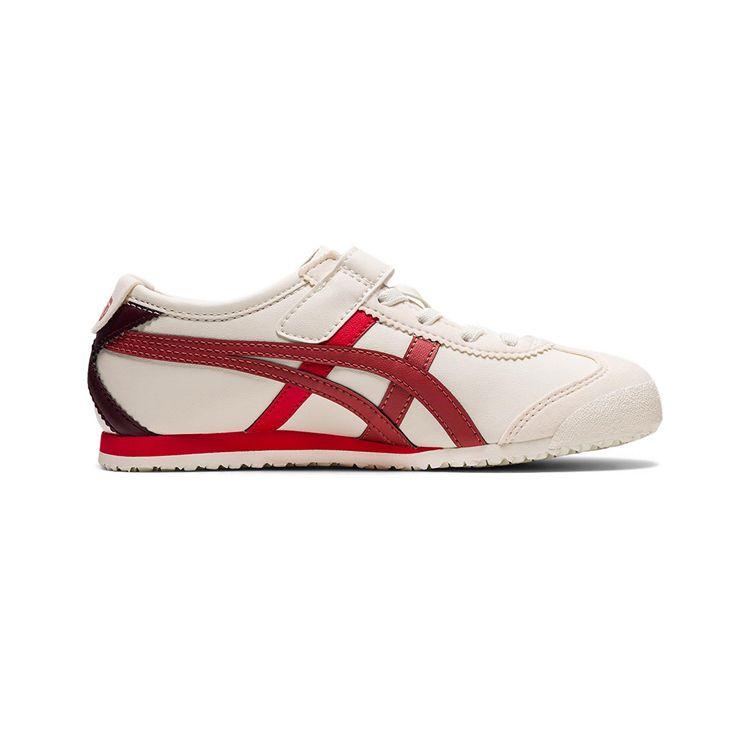 ONITSUKA TIGER Mexico 66 Non-Slip Durable Sports Casual Shoes Kids Sneakers White Red 1184A049-105