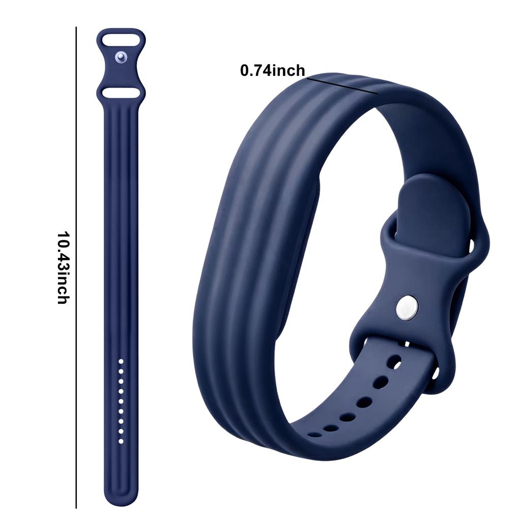 Silikon-Schlaufen Sportuhrarmband für Google Fitbit Air Gummiarmband Atmungsaktives Band Armband Correa Ersatzzubehör