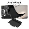 Für Mazda CX-5 2026 Innenzubehör Set Kabelloses LadePad Armlehnen-Aufbewahrungsbox Becherhalter Bildschirm-Organizer