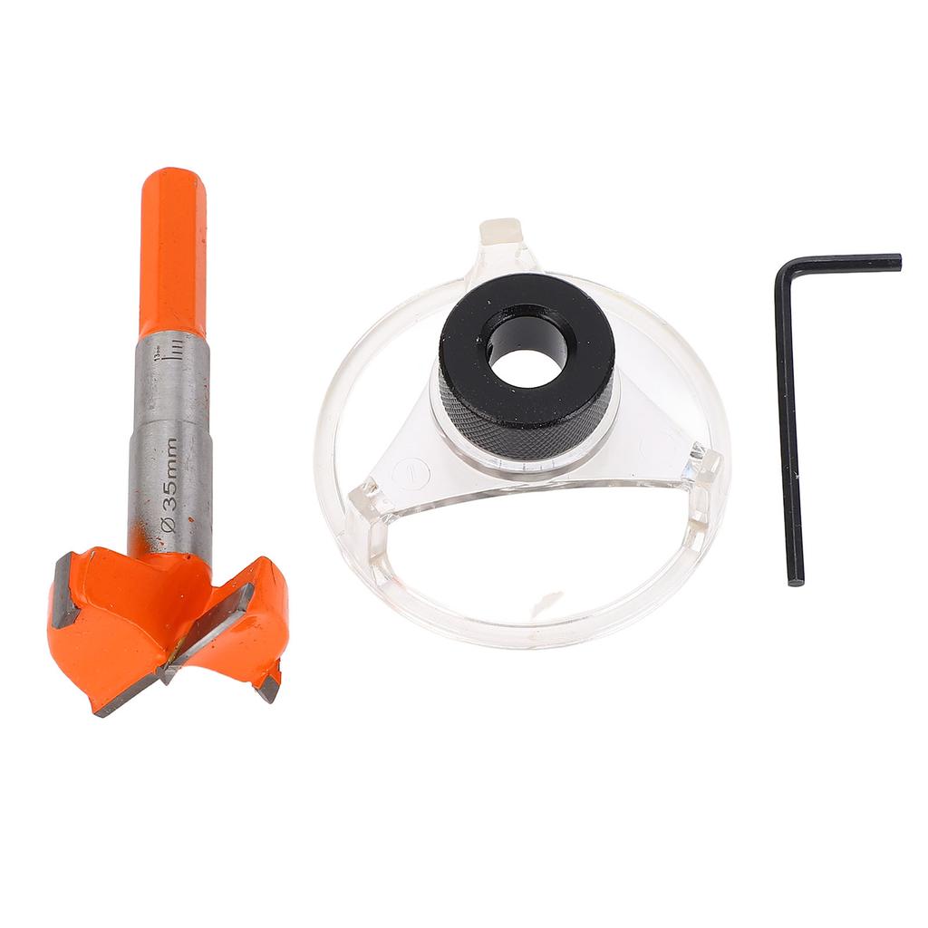 Adjustable Hole Saw 3 Flute Adjustable Cut Diameter Wood Hole Cutter with Dust Cover for Cabinet