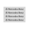 4Pcs Car Door Handle Stickers Tire Rear View Mirror Decals For Mercedes-Benz AMG C500 C200 C300 A B C E GLA CLA GLK GL ML GLE W204 W205 W211 W212 W213