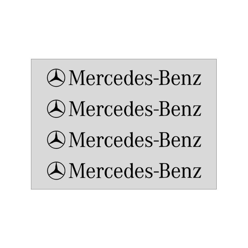 4Pcs Car Door Handle Stickers Tire Rear View Mirror Decals For Mercedes-Benz AMG C500 C200 C300 A B C E GLA CLA GLK GL ML GLE W204 W205 W211 W212 W213