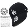 47BRAND Low Los Angeles Dodgers Collaboration MLB Major League Baseball Authentic Size F [B-RGW12GWS-BKD] Cap, Cap, (01) Black,