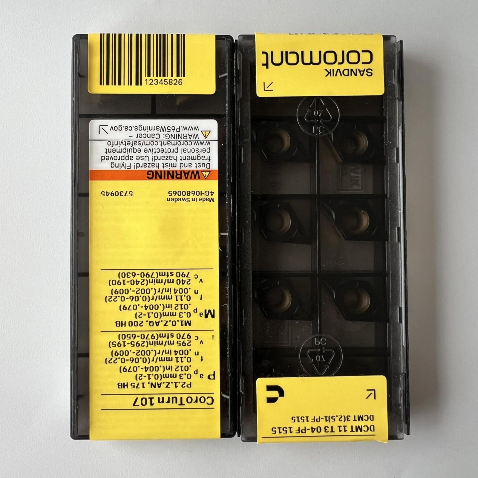 

SANDVIK / DCMT11T304-PF 1515 / Original Swedish hard alloy blade 10 Pcs