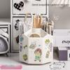 360-Degree Rotating Pen Holder Desktop Storage Box Office Multi-Functional Creative Large Capacity Cute Girl Heart Ins