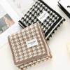 Winter Warm Herringbone Check Muffler Scarf