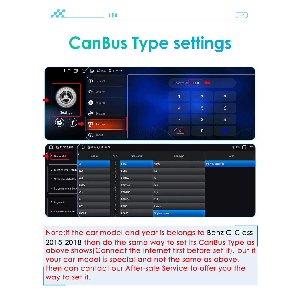 Hizpo Android 14 Octa Core Smart Car Systems Support Carplay Android Auto for Mercedes Benz C-Class W205/GLC X253 2015-2018 NTG 5.0 Intelligent Screen