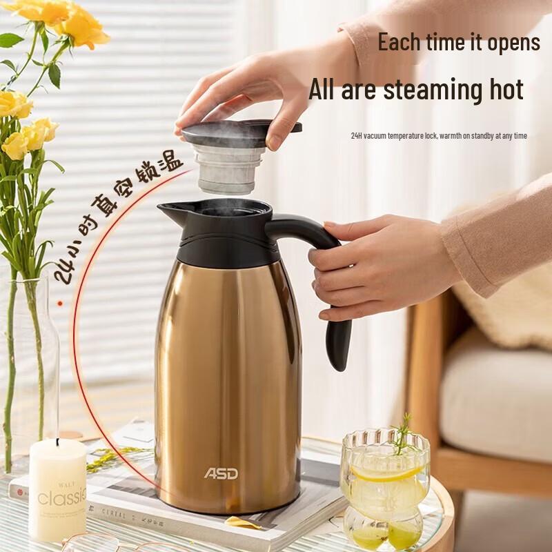 ASD 1.5L 304 Stainless Steel Vacuum Insulated Thermos