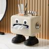 Multifunktionale Taschentuchbox mit Fernbedienungshalter, Serviettenspender für Badezimmer, Toilette, Schlafzimmer und Büro