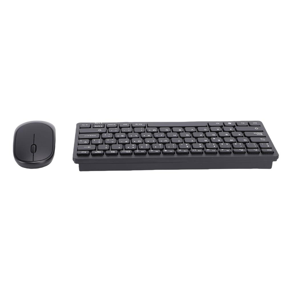 Spanish Wireless Keyboard 78 Keys Keyboard and Mouse for PC Laptop Thin and Lightweight