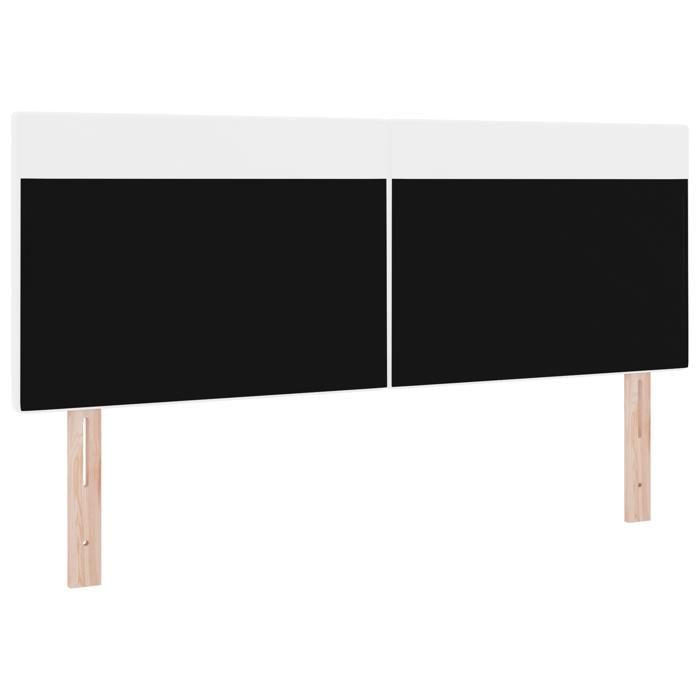 vidaXL Headboard Simple Design Pure White 160 Cm In Synthetic Leather 42007306