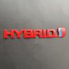 BBcx3 3D Metal HYBRID Logo Side Fender Rear Trunk Emblem Badge Car Sticker Decals For Toyota Prius Camry Crown Auris Rav4s TRD