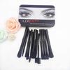 HUDA Conjunto de 12 Pincéis de Maquiagem em Estojo de Metal - Ferramentas de Beleza