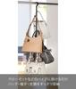 Yamazaki Industries Closet W6 x D5 x Smart 7648 Hanger, Black, Approx. H54cm,