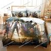 3D Printing Game Tower Of Fantasy Anime Bedding Set Single Twin Full Queen King Size Bed Set Adult Boys Bedroom Duvetcover Sets9